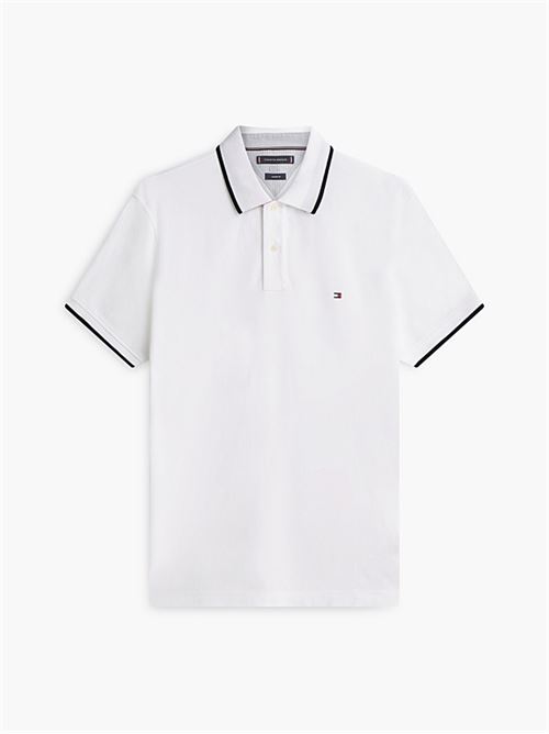 pique undercollar reg polo TOMMY HILFIGER | MW0MW42748YBR